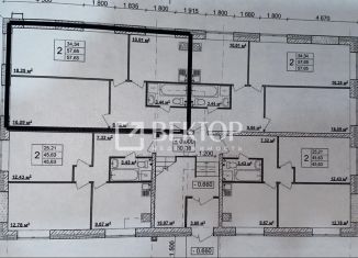 Продается 2-ком. квартира, 58 м2, Кострома, Макарьевский проезд, 30