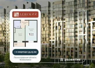 1-ком. квартира на продажу, 35.1 м2, Москва, район Южное Бутово, Джанкойская улица, 5