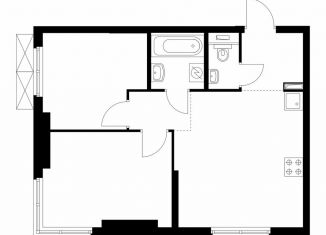 Продажа 2-ком. квартиры, 48.7 м2, Москва, метро Бутырская, жилой комплекс Руставели 14, к2.5