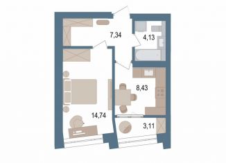 1-ком. квартира на продажу, 36.2 м2, Уфа, Советский район, улица Пархоменко, 156Ж