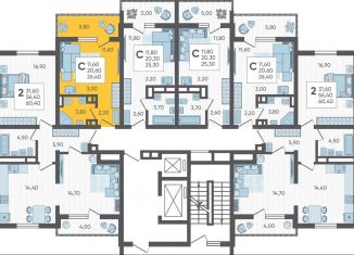 Однокомнатная квартира на продажу, 26.4 м2, село Раздольное