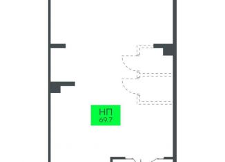 Продается помещение свободного назначения, 69.76 м2, Тюмень, улица Василия Малкова, 5
