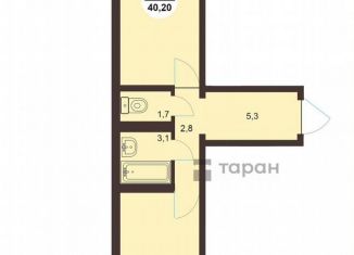 Продаю 1-ком. квартиру, 40.8 м2, Челябинск, улица Университетская Набережная, 87, Калининский район