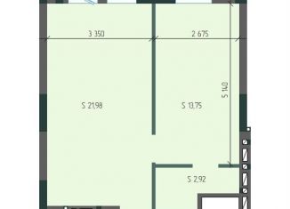 Двухкомнатная квартира на продажу, 47 м2, Новокузнецк