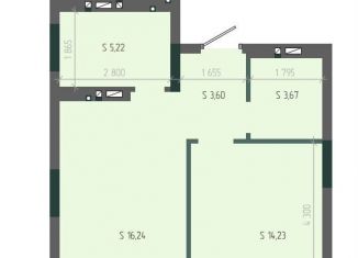 Продаю 2-ком. квартиру, 44 м2, Новокузнецк