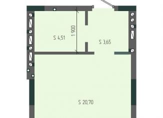 1-ком. квартира на продажу, 28.9 м2, Новокузнецк