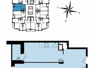 Продажа 1-ком. квартиры, 42.7 м2, Владимир, ЖК Гвардейский 2.0