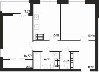 Продаю 2-ком. квартиру, 63 м2, Мурманск