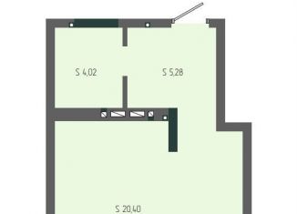 Продаю 1-ком. квартиру, 29.7 м2, Новокузнецк