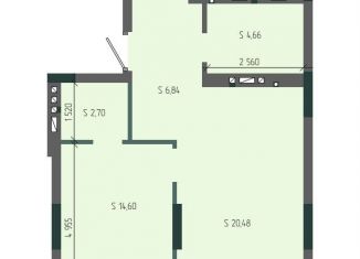 2-комнатная квартира на продажу, 49.3 м2, Новокузнецк