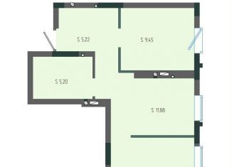 Продается 2-ком. квартира, 42.8 м2, Новокузнецк