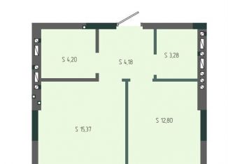 Продажа 1-ком. квартиры, 39.8 м2, Новокузнецк