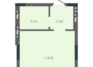 Продаю однокомнатную квартиру, 28.9 м2, Новокузнецк
