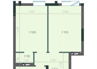Продам однокомнатную квартиру, 38.3 м2, Новокузнецк