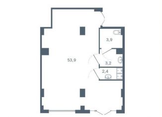 Продам помещение свободного назначения, 63.4 м2, Кудрово, проспект Строителей, 16к1