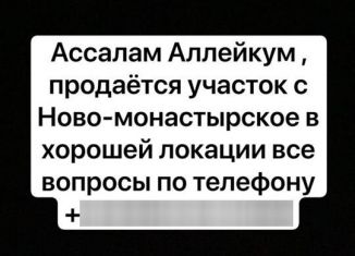 Продам участок, 300 сот., село Новомонастырское