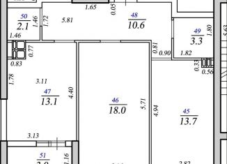 Продается 2-ком. квартира, 60.8 м2, Самара, ЖК Приволжский, улица Георгия Димитрова, 108А