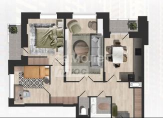 Продажа 1-комнатной квартиры, 77 м2, Липецк, Московская улица, 159к1, ЖК Приоритет