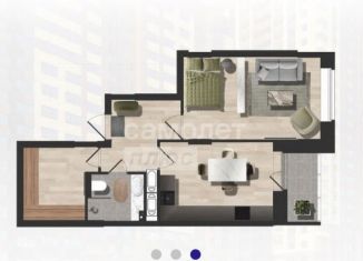 Продаю 1-комнатную квартиру, 49.1 м2, Липецк, Московская улица, 159к1, ЖК Приоритет