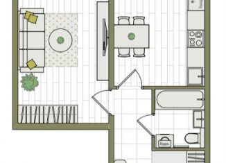Продаю 1-комнатную квартиру, 33.8 м2, Киров