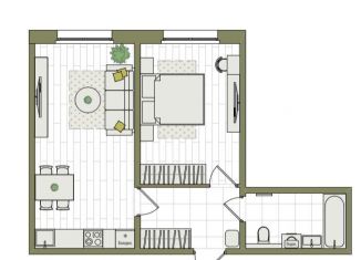 Продажа 2-комнатной квартиры, 45.6 м2, Киров, Чистопрудненская улица, 13А
