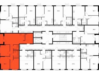 Продается 3-ком. квартира, 82.6 м2, деревня Утечино, Небесная улица