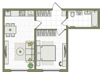 Продажа двухкомнатной квартиры, 43.8 м2, Киров