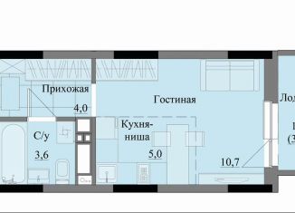 Продается квартира студия, 25 м2, Удмуртия