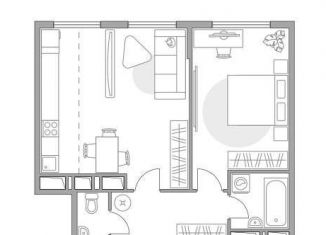 Двухкомнатная квартира на продажу, 49.2 м2, Долгопрудный, Парковая улица, 50к1