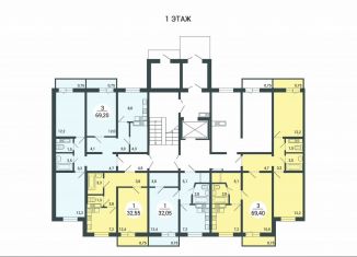Продается однокомнатная квартира, 32.4 м2, Курган