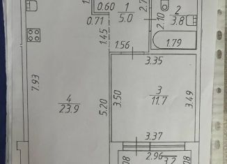 Продаю 1-комнатную квартиру, 44.1 м2, Санкт-Петербург, улица Челюскина, 10, муниципальный округ Морской