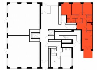 3-ком. квартира на продажу, 88 м2, Санкт-Петербург, набережная Обводного канала, 169, муниципальный округ Измайловское