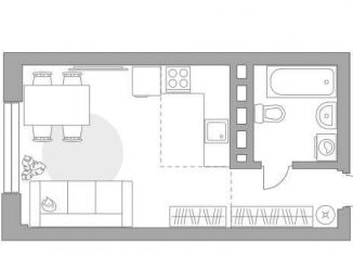Продается квартира студия, 28.8 м2, Республика Башкортостан, улица Менделеева, 158Г
