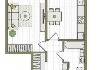 Продам однокомнатную квартиру, 35.7 м2, Киров