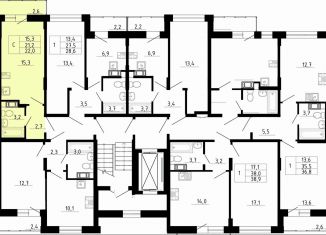 Продаю квартиру студию, 21.2 м2, деревня Скотное, Рождественская улица, 2