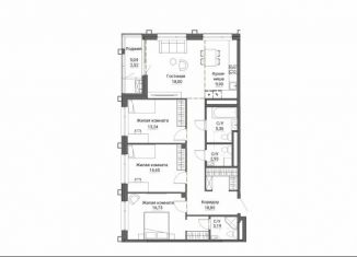 Продам 1-комнатную квартиру, 107.7 м2, Екатеринбург, Ленинский район, улица Степана Разина, 23