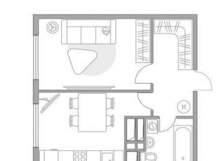 1-ком. квартира на продажу, 35.8 м2, Долгопрудный, Парковая улица, 50к1
