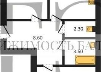 Продажа двухкомнатной квартиры, 67.2 м2, Калининград, Воздушный переулок, 6, ЖК Ратсхоф Парк