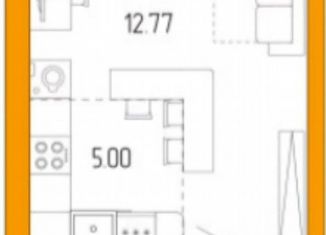 Продам квартиру студию, 24.9 м2, Республика Башкортостан, улица Воинов-Интернационалистов, 1