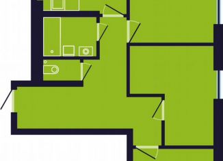 Трехкомнатная квартира на продажу, 81.6 м2, Республика Башкортостан, улица Михаила Зайцева, 4