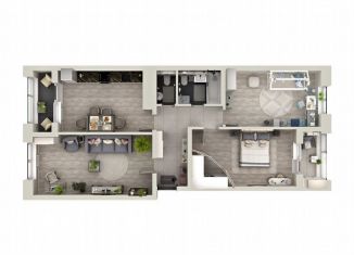 Продажа 3-ком. квартиры, 84.7 м2, Краснодар, Колхозная улица, 5/2к1, микрорайон Табачная Фабрика