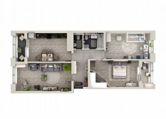 Продажа 3-комнатной квартиры, 84.7 м2, Краснодар, Колхозная улица, 5/2к1, микрорайон Табачная Фабрика