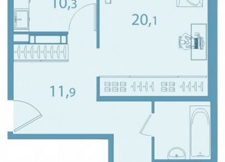 Продается двухкомнатная квартира, 63.4 м2, Северск, улица Славского, 26/1