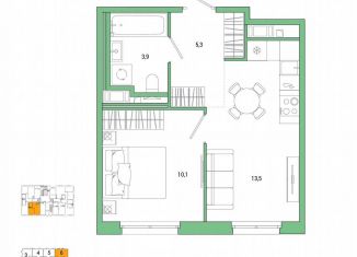 Продается 1-ком. квартира, 32.8 м2, Санкт-Петербург, Приморский район