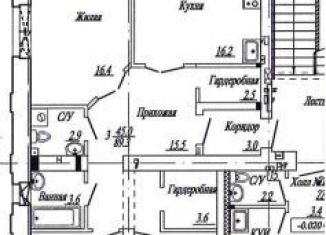 Продажа трехкомнатной квартиры, 89.3 м2, Чувашия, улица И.П. Прокопьева, 5к1