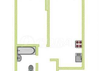 Продажа 1-ком. квартиры, 35 м2, Тюмень, ЖК Озёрный Парк, Полевая улица, 117к8