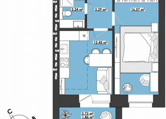 Продам 2-комнатную квартиру, 37.5 м2, Чита
