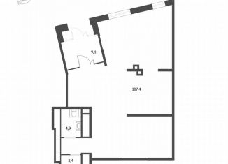 Продам помещение свободного назначения, 124.8 м2, Санкт-Петербург, улица Профессора Попова, 47, Петроградский район