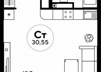 Продается квартира студия, 30.3 м2, Ростов-на-Дону, ЖК Гринсайд