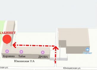 Сдача в аренду офиса, 28.8 м2, Липецк, Юношеская улица, 11А